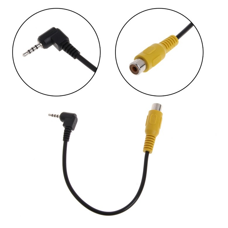 2.5mm 스테레오 잭 RCA 변환 케이블 제품 정면