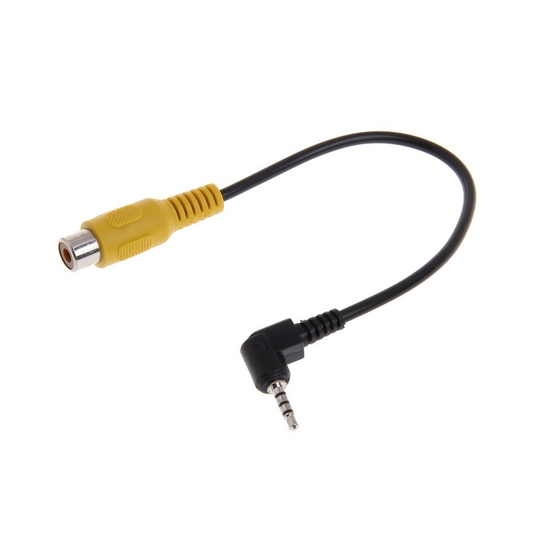 RCA 변환 케이블 커넥터 단자 클로즈업