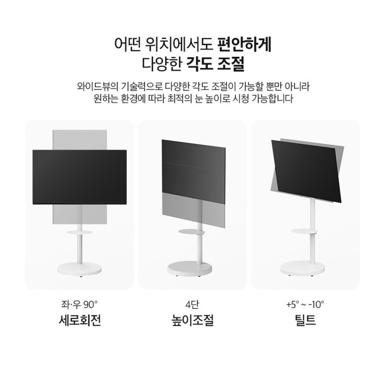기본 내장 네트망에 주변기기를 정리한 모습