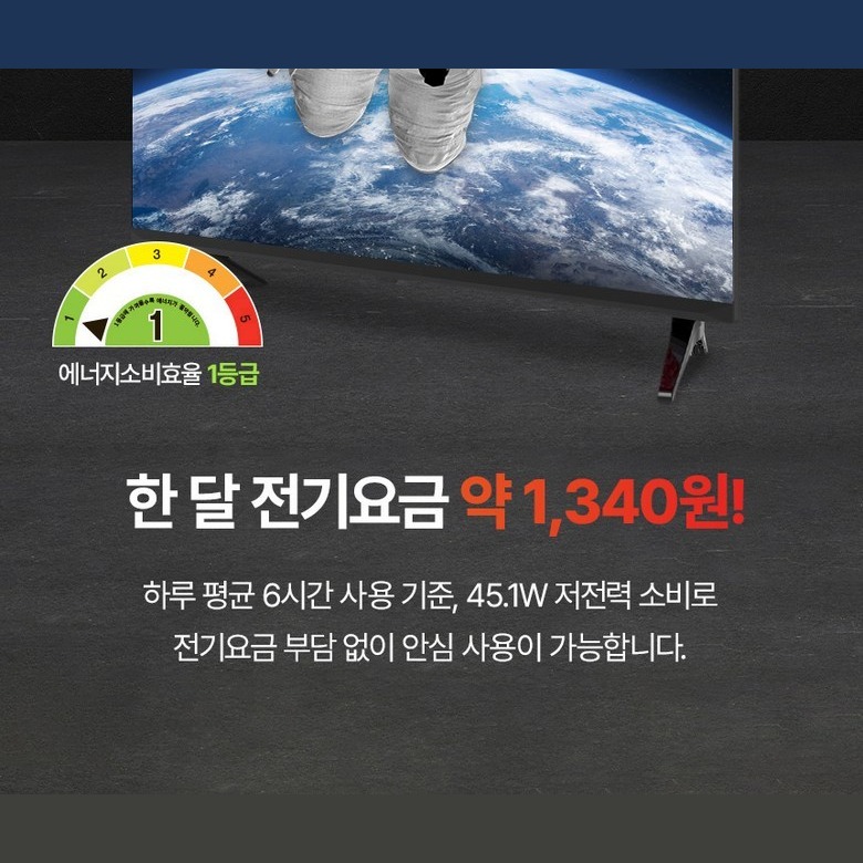 UHD 4K와 HD 해상도 화소 수 비교
