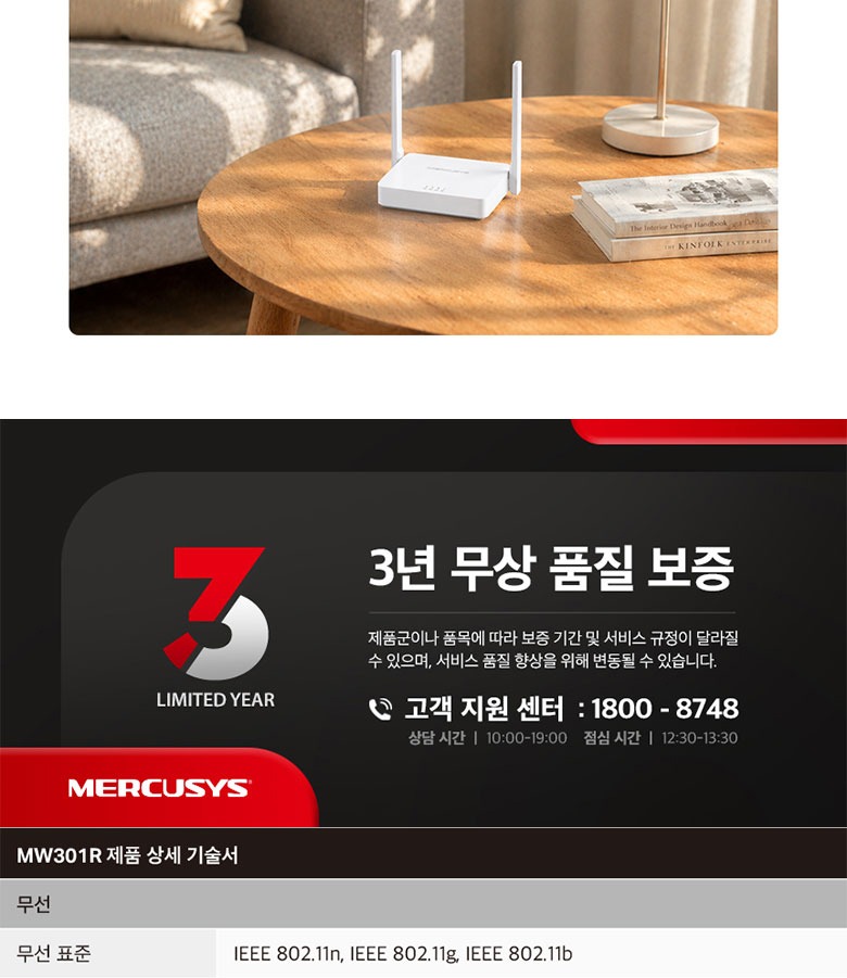 5dBi 안테나 2개와 2x2 MIMO 커버리지 안내