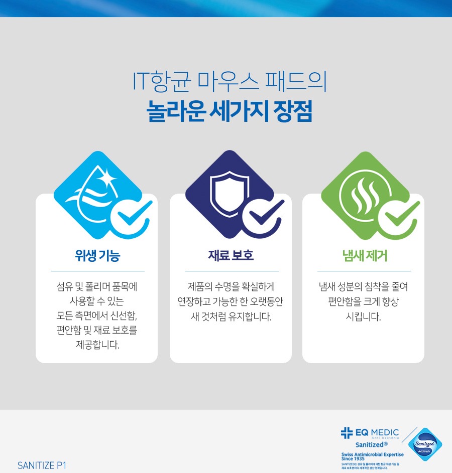 Sanitized 기술 브랜드 안내