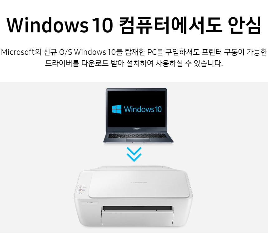 화이트 복합기 설치 예시 이미지