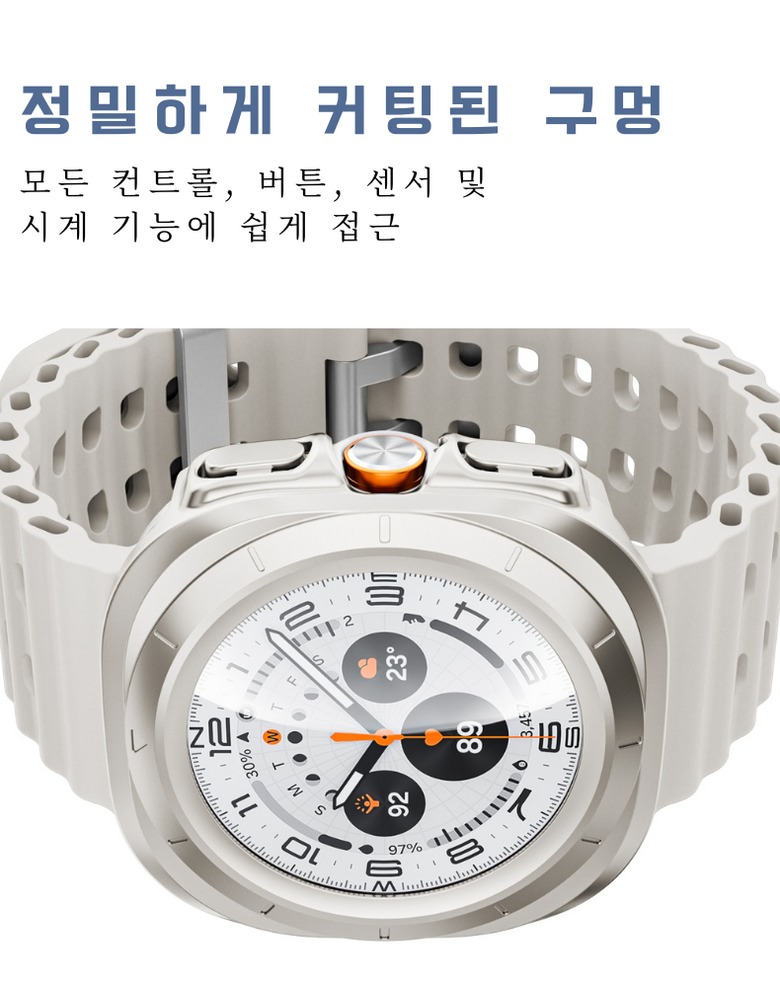 풀커버 케이스의 화면과 베젤 보호 구조