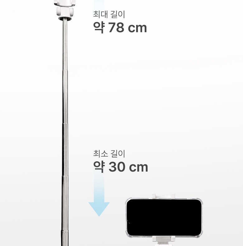 삼각대 모드로 세워둔 모습