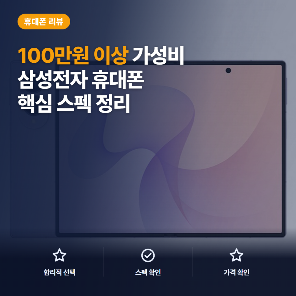 갤럭시 Z Fold8 자급제 후기 — 4:3 화면비와 저장용량 선택 기준 정리